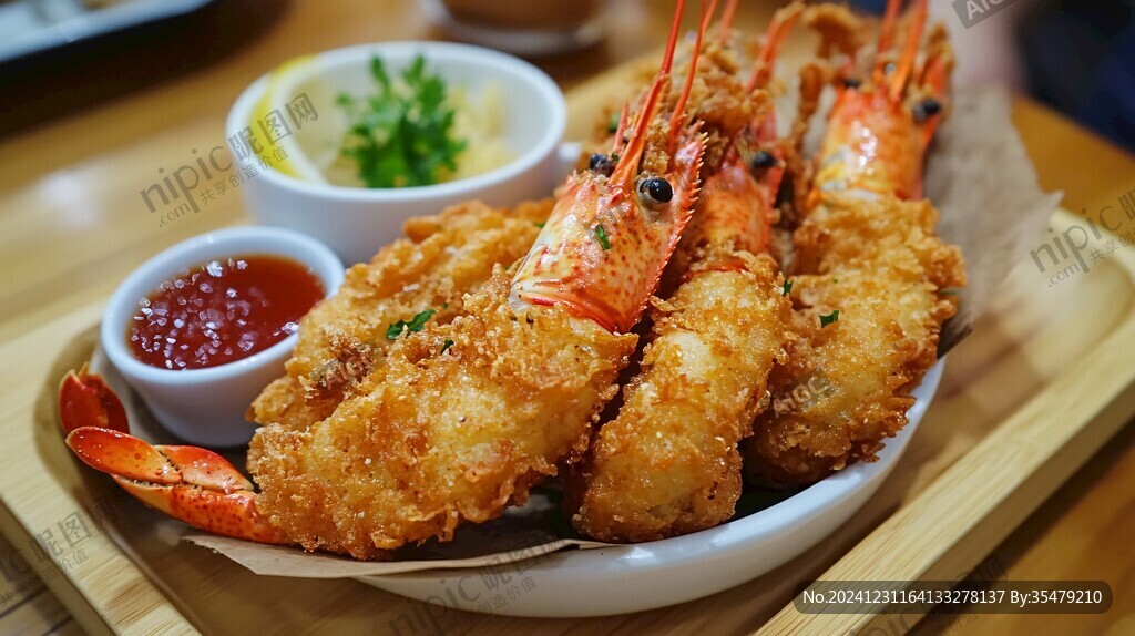炸蝦定食