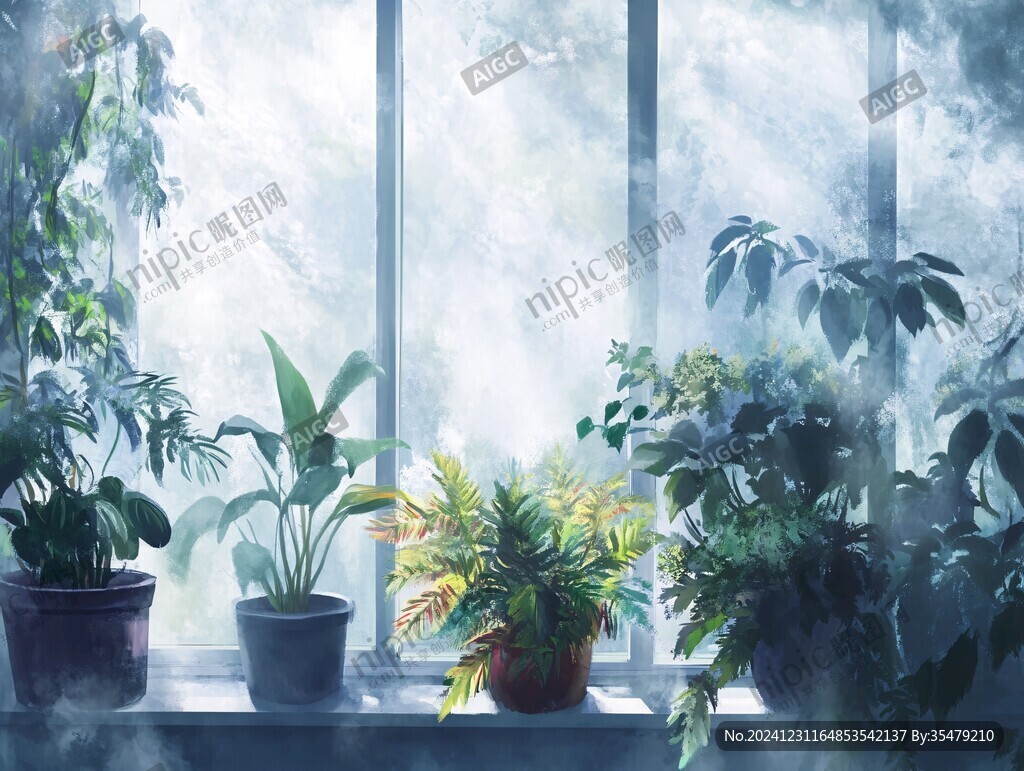 陽光植物窗臺小綠植