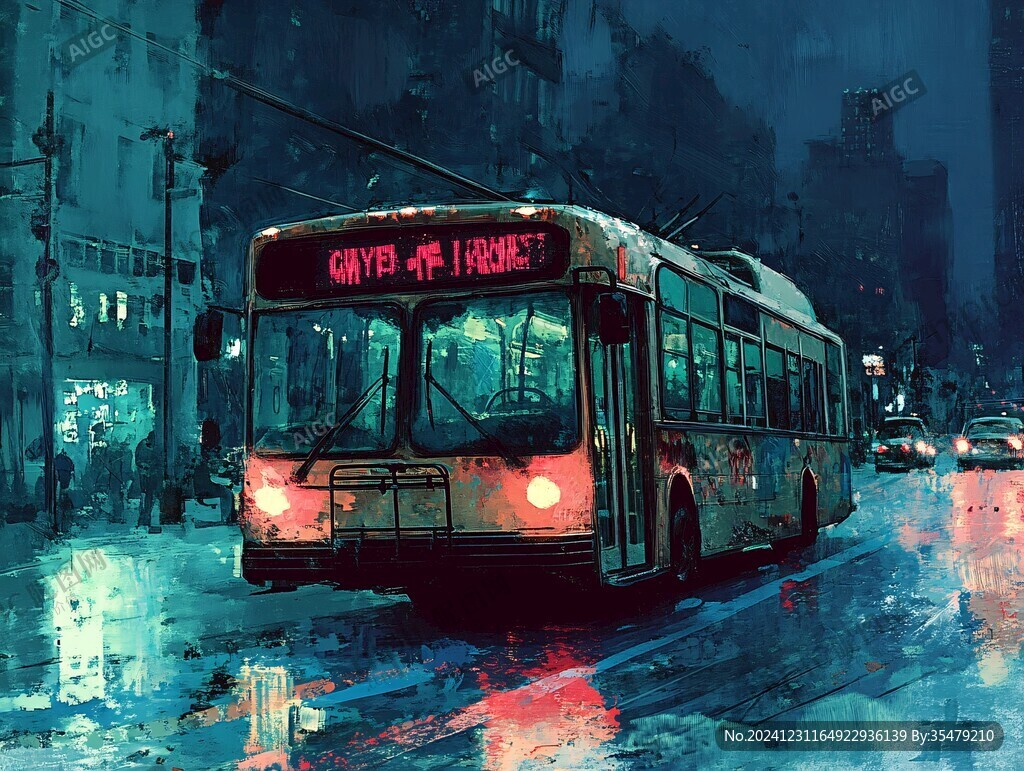 都市雨夜