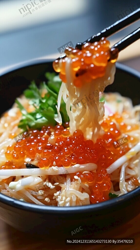 魚籽拌飯