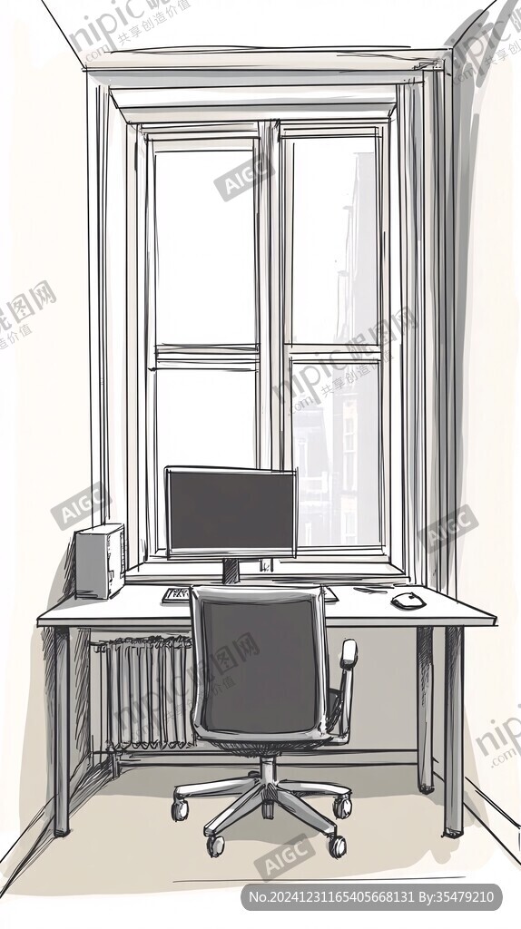 工作場所的窗戶