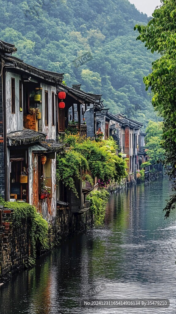 沿溪樓房