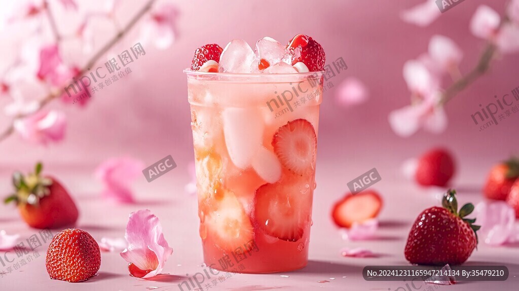 奶茶吧產(chǎn)品優(yōu)格草莓