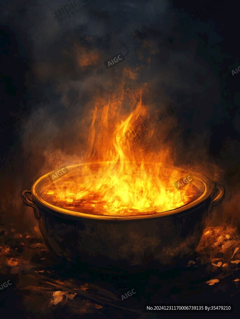 大鍋煮插畫