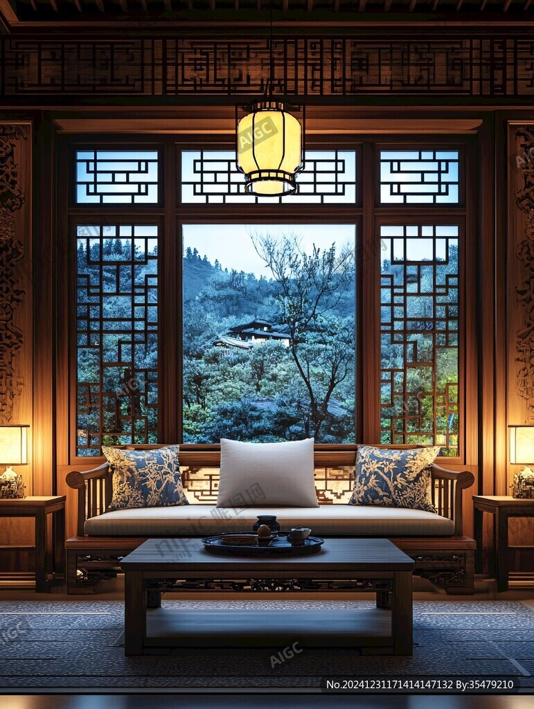 中式場景圖