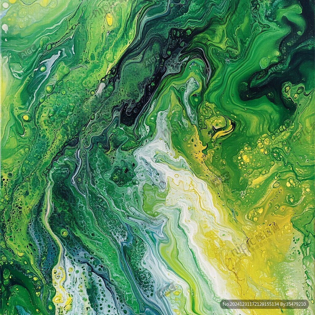炫麗流體畫
