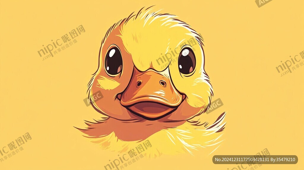 小黃鴨插畫