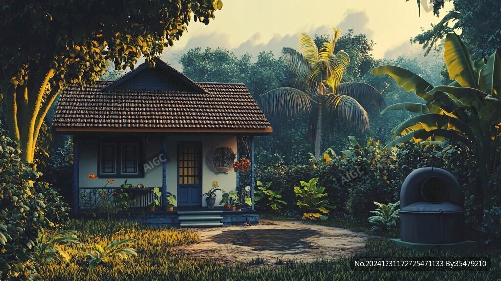 叢林浪漫的小屋