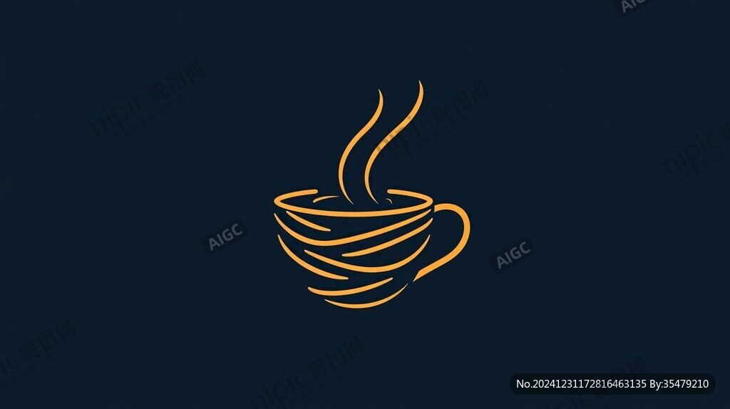 咖啡杯logo設(shè)計