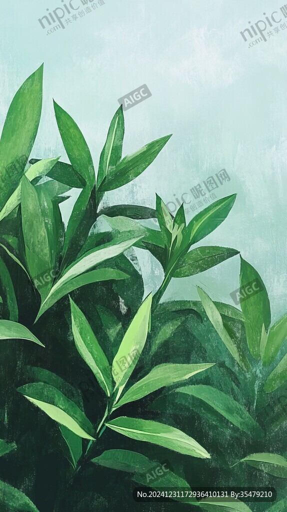 插畫綠植