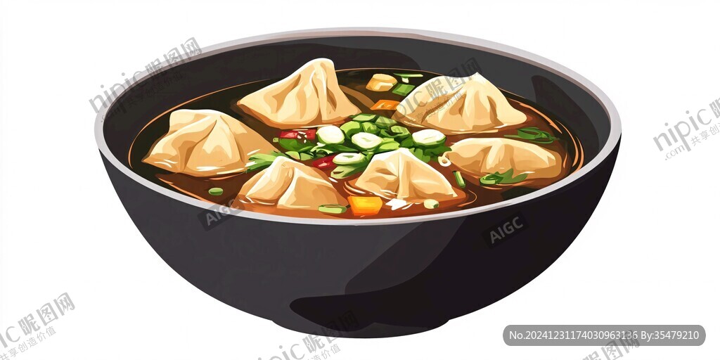 灌湯包插畫