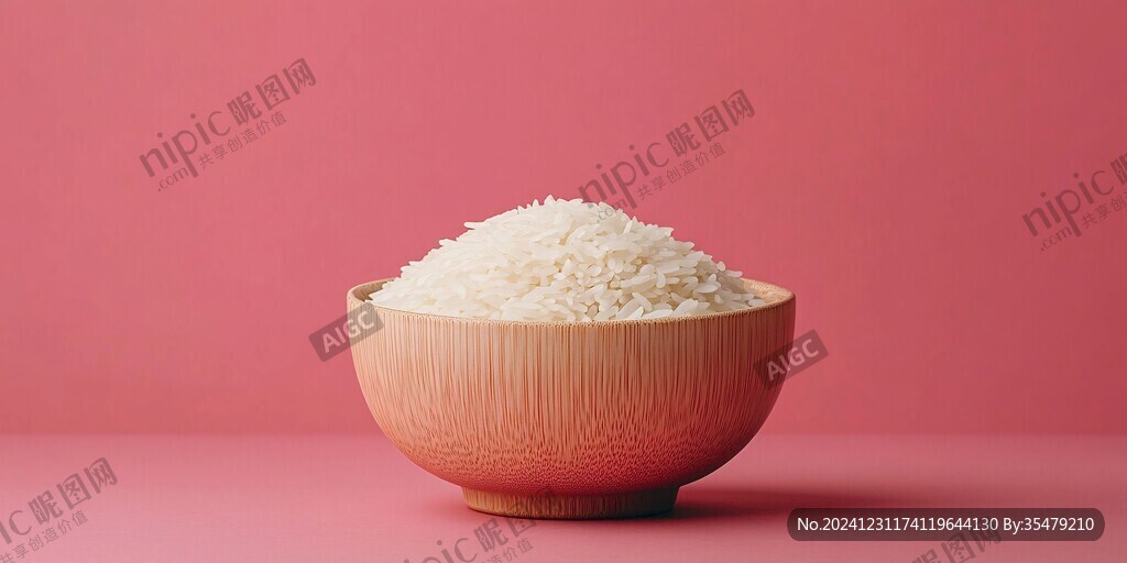 金色碗米飯