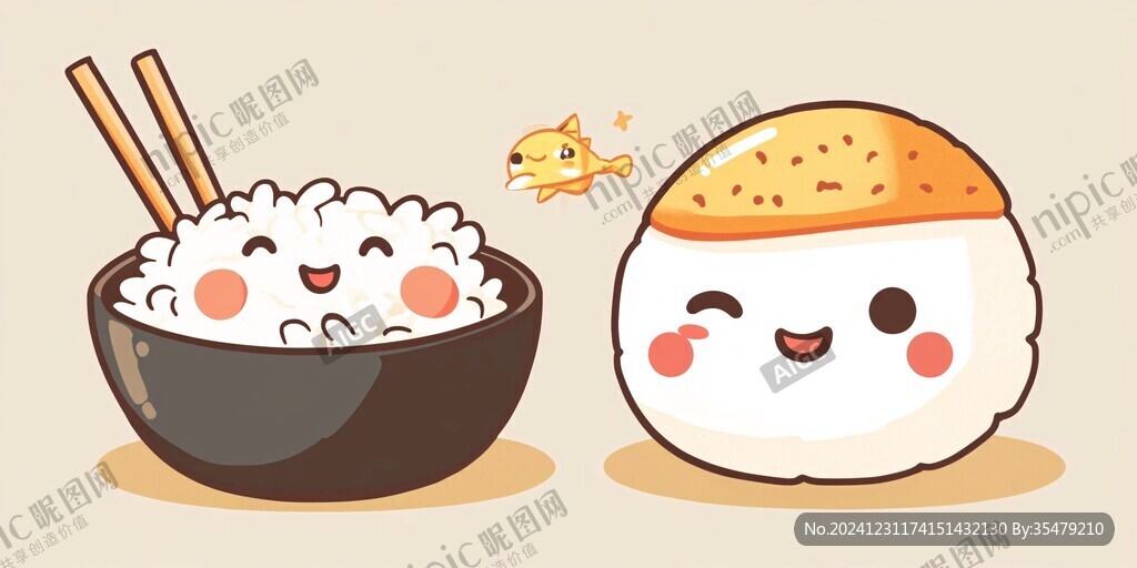 飯團插畫