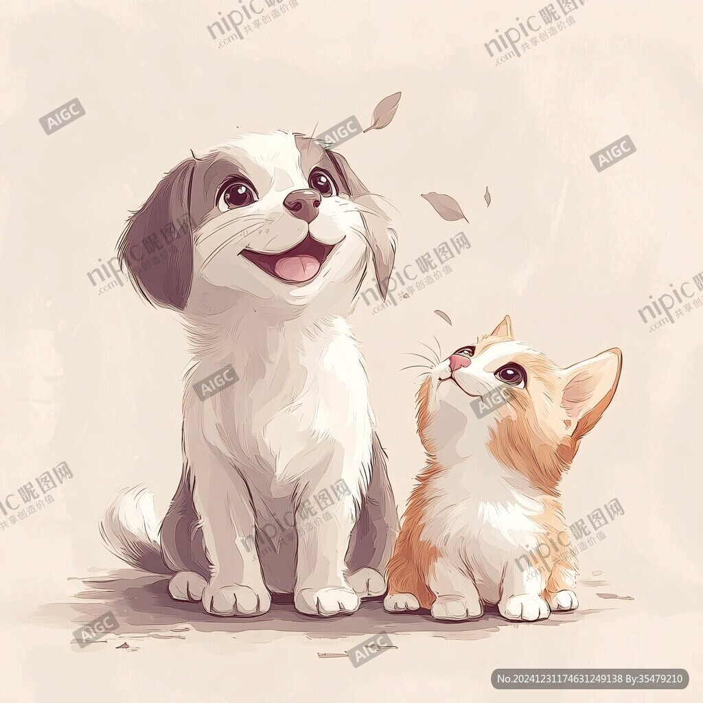 萌萌噠寵物插畫