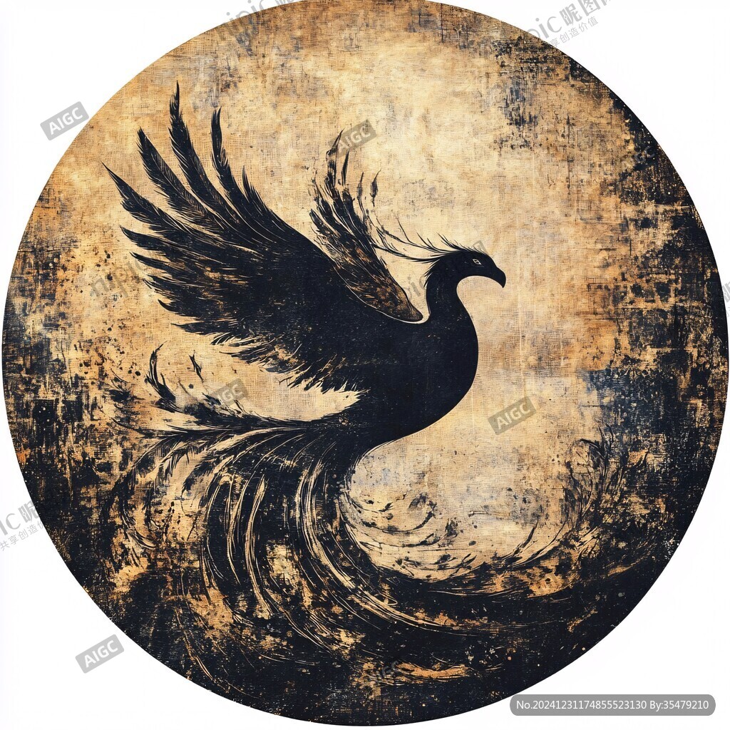 漢代鳳凰圖