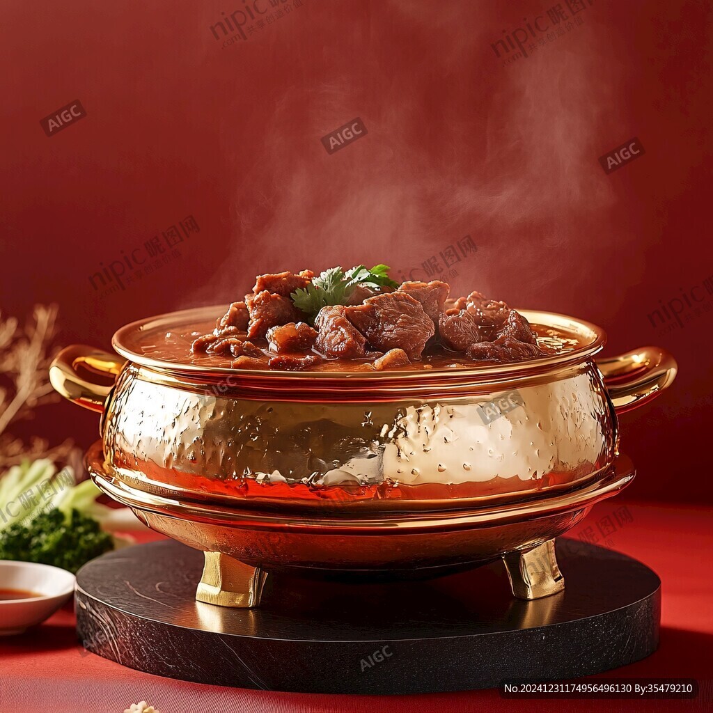 銅鍋筋頭巴腦牛肉