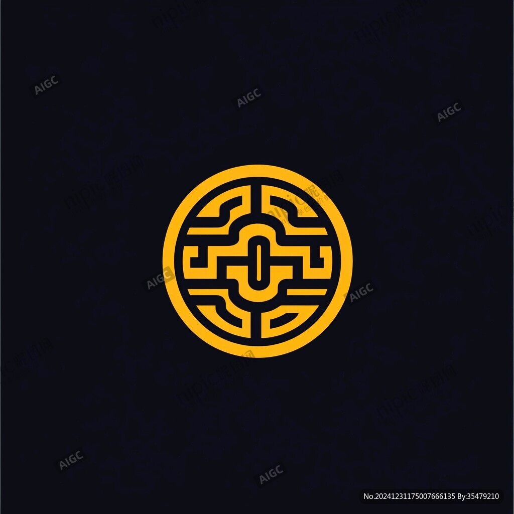 簡約回紋標(biāo)志