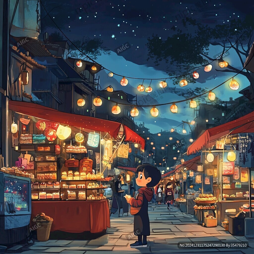 夜景兒插