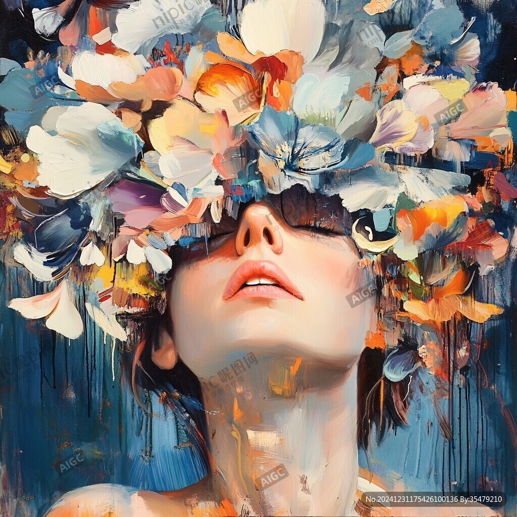 美女創(chuàng)意插畫