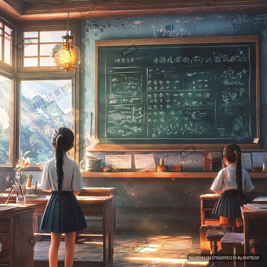 教室插畫
