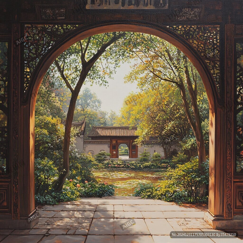 天一閣插畫(huà)