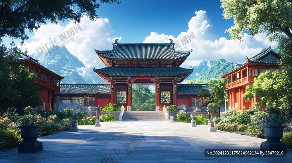 尼山圣境素材