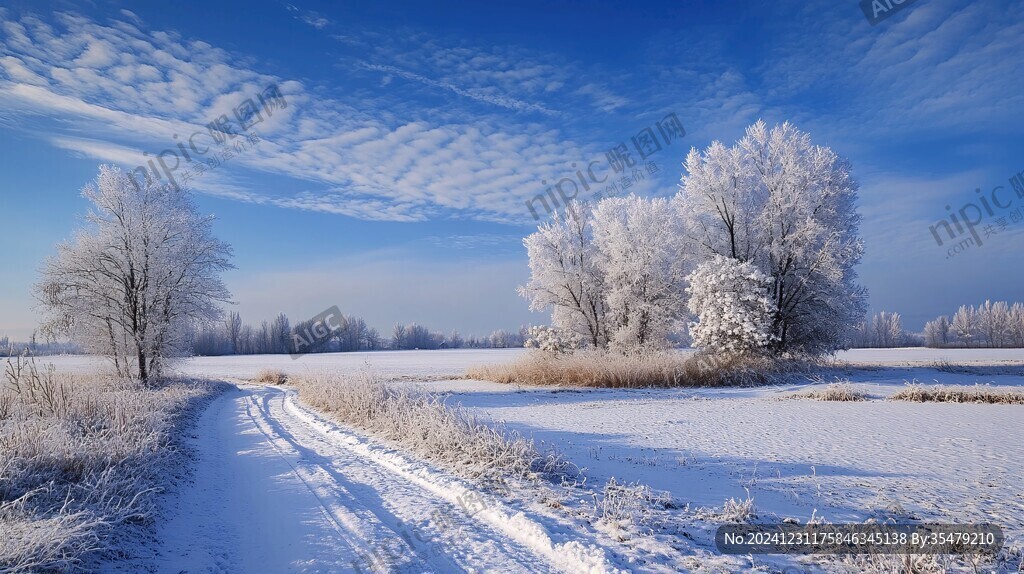 冬日雪景壁紙