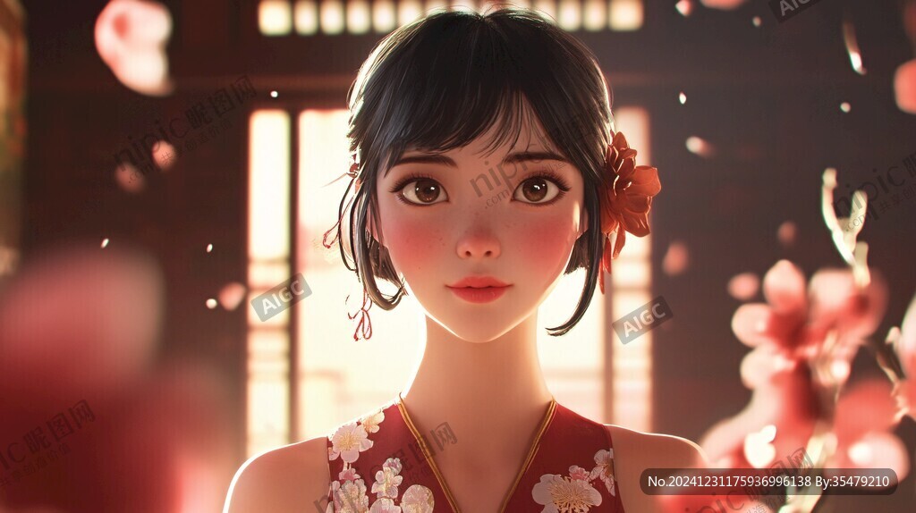 寫實(shí)人物插畫