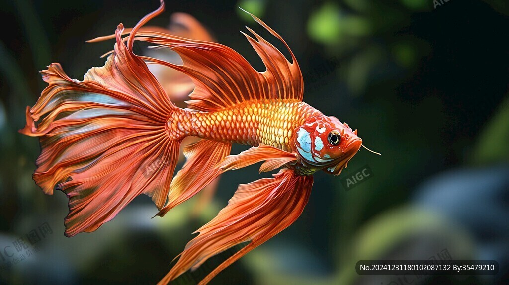 飄逸的金魚