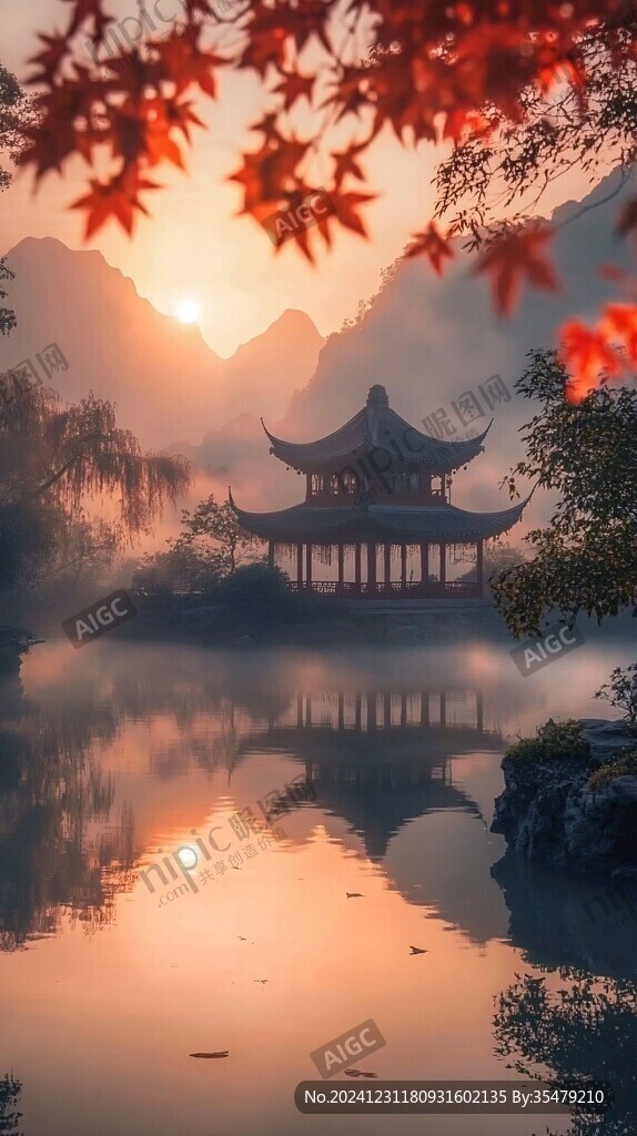 古亭秋色