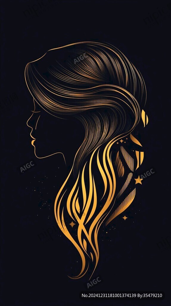 美女人物側(cè)臉