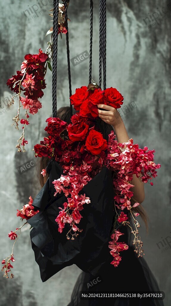 暗黑風(fēng)婚禮花藝