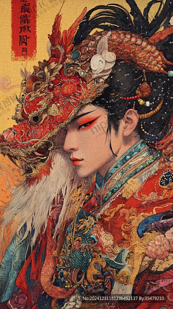 插畫武旦