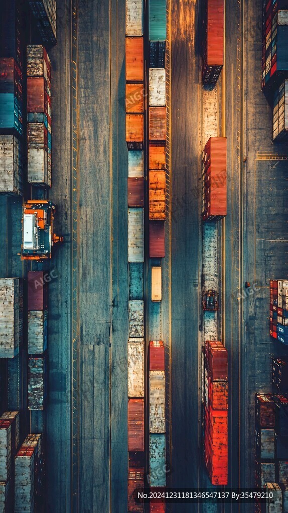 貨柜背景