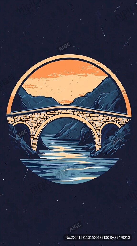 串月橋插畫