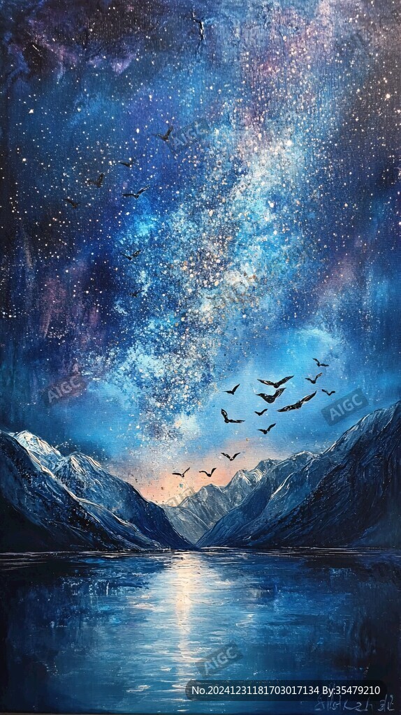 星河夢境裝飾畫