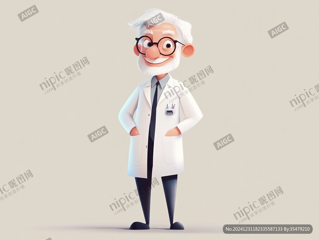 原創卡通醫生形象