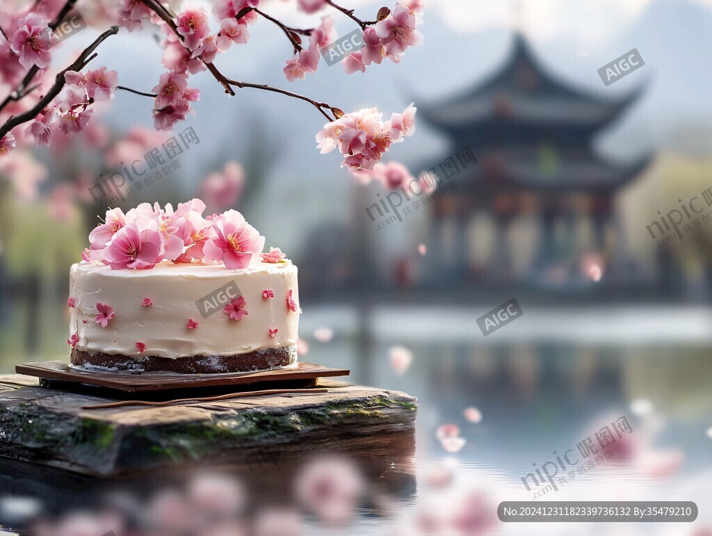 十里桃花蛋糕