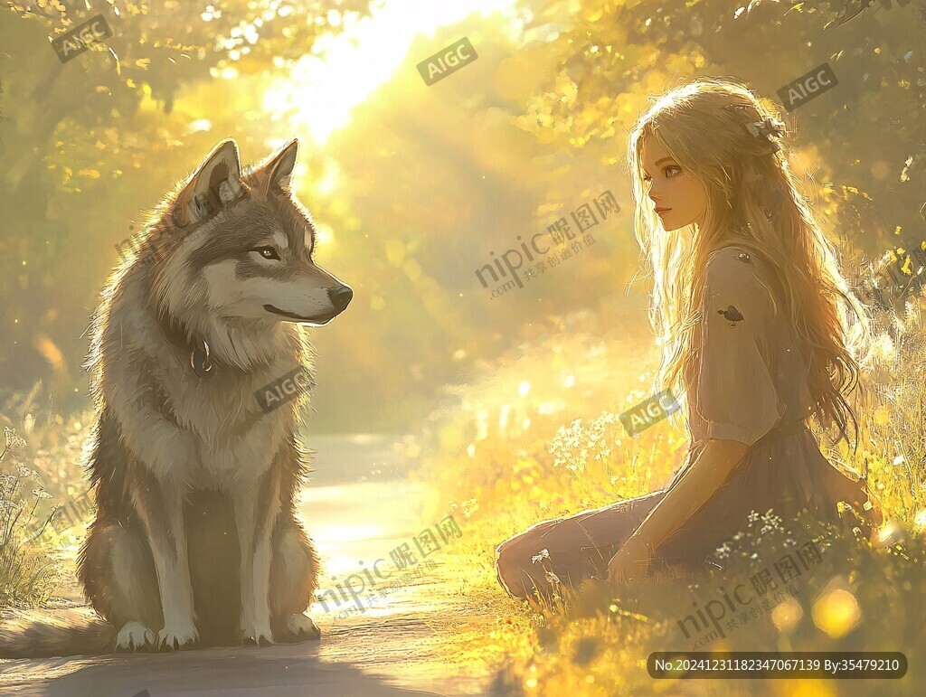 寫實(shí)唯美插畫