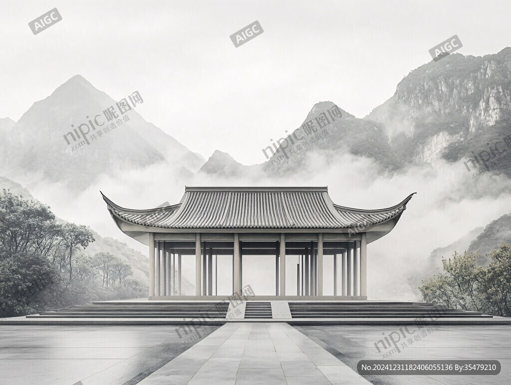 山門效果圖