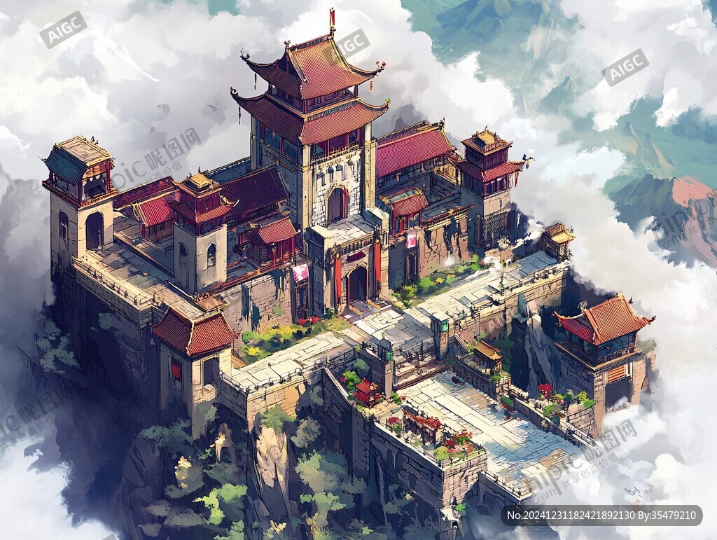 古風仙境天上宮闕