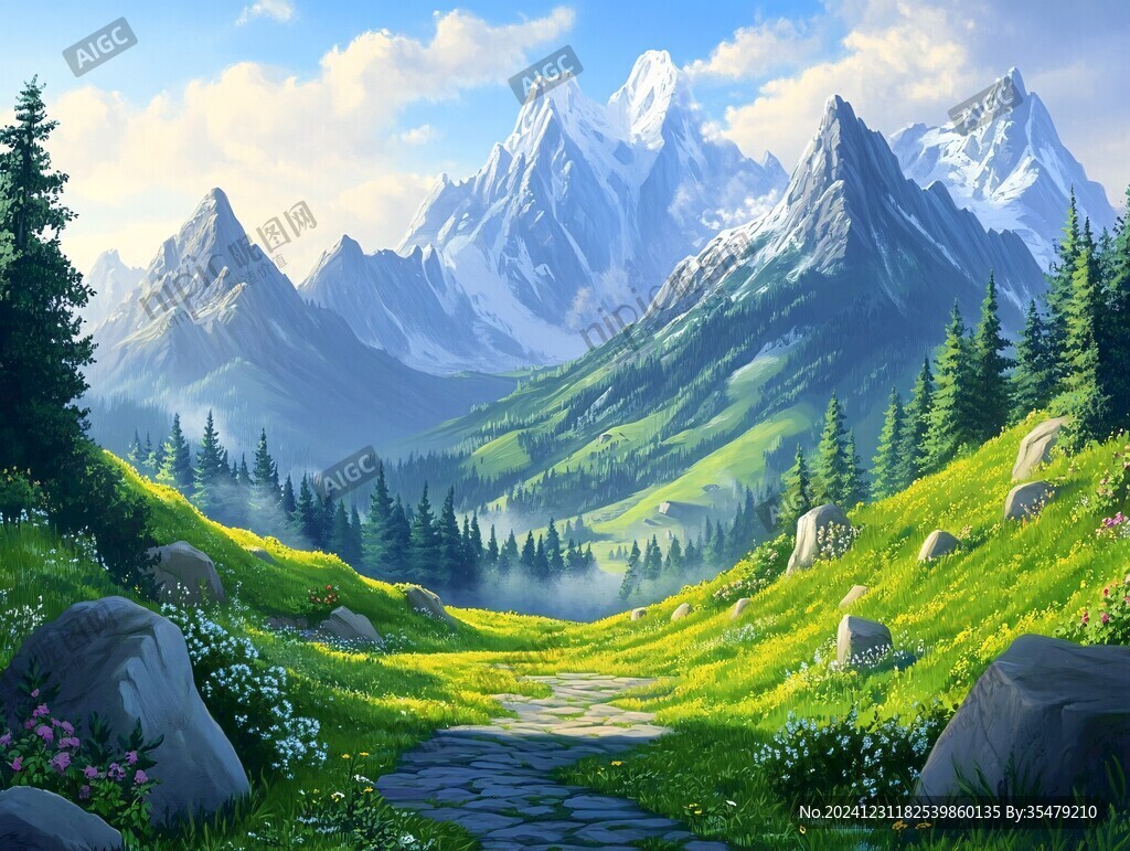 寬屏風景畫
