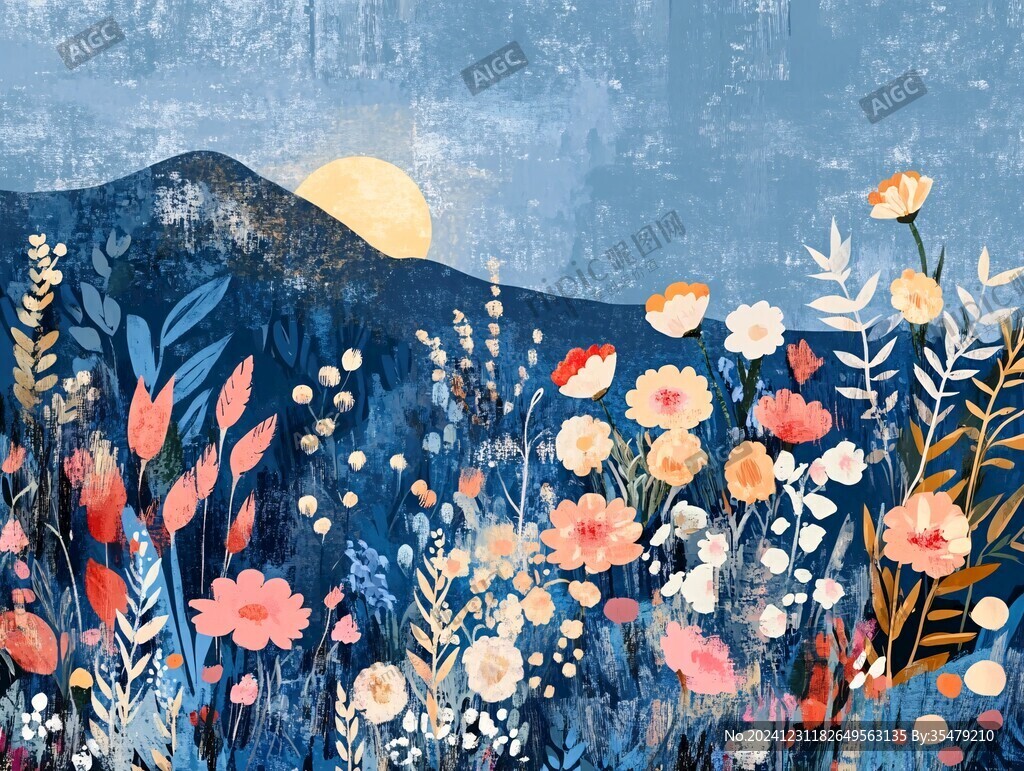 山野爛漫插畫
