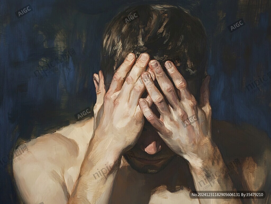 男人油畫