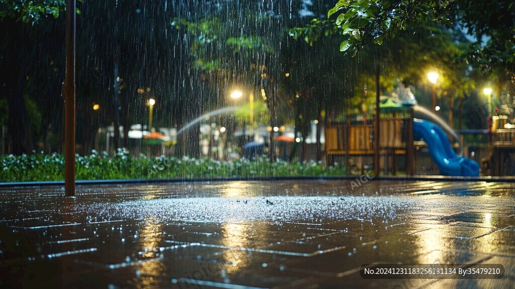雨天廣場