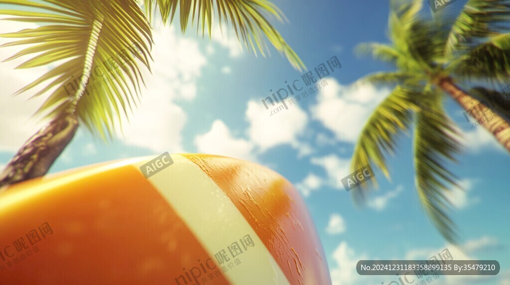 海灘充氣球