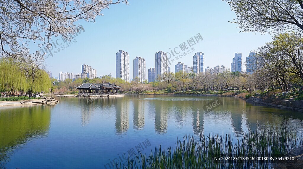 渾河春天