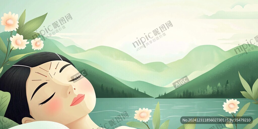 美容養(yǎng)生插畫