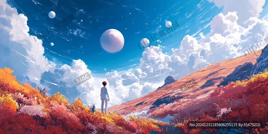 科幻插畫風(fēng)