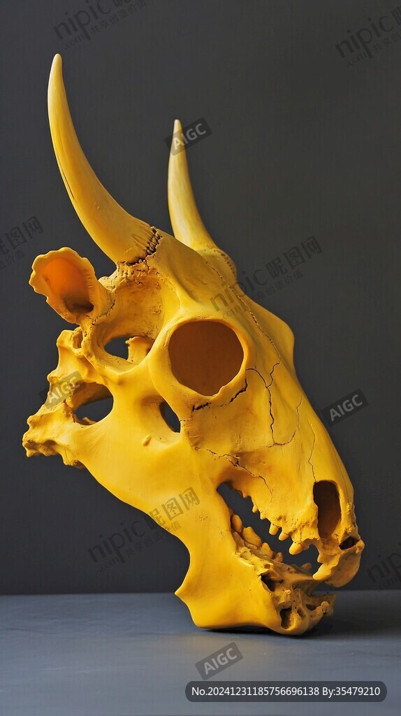 3d打印動物頭骨雕塑